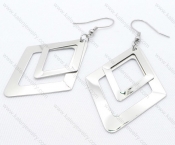 Stainless Steel Cutting Earrings