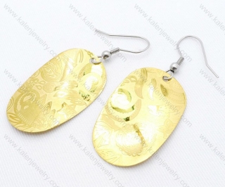 Stainless Steel Cutting Earrings