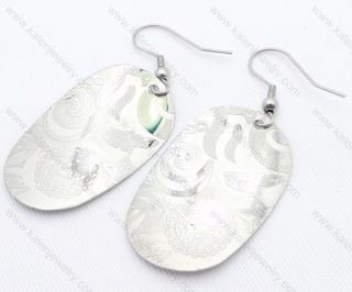 Stainless Steel Cutting Earrings