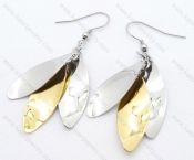 Stainless Steel Leaves Earrings