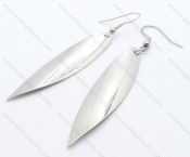 Stainless Steel Willow Leaves Earrings