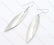 Stainless Steel Willow Leaves Earrings