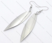 Stainless Steel Willow Leaves Earrings