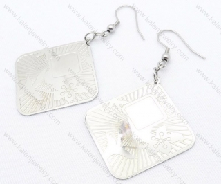 Stainless Steel Cutting Earrings