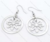 Stainless Steel Cutting Earrings