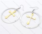 Stainless Steel Cutting Earrings