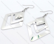 Stainless Steel Cutting Earrings