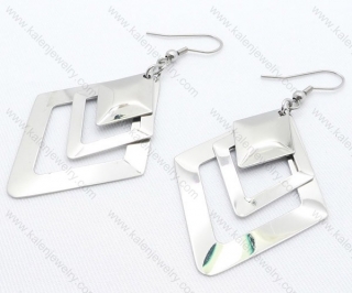 Stainless Steel Cutting Earrings