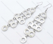 Stainless Steel Cutting Earrings