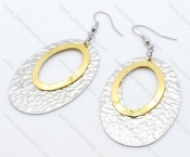 Stainless Steel Cutting Earrings