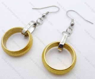 Stainless Steel Cutting Earrings