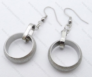 Stainless Steel Cutting Earrings