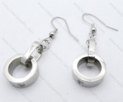 Stainless Steel Cutting Earrings