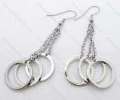 Stainless Steel Cutting Earrings