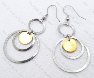 Stainless Steel Cutting Earrings