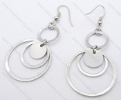 Stainless Steel Cutting Earrings