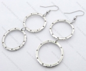 Stainless Steel Cutting Earrings