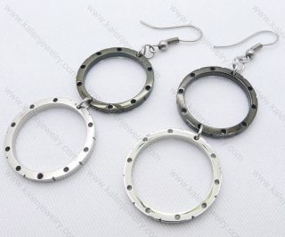 Stainless Steel Cutting Earrings