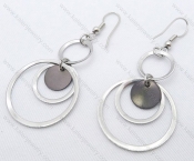 Stainless Steel Cutting Earrings