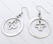 Stainless Steel Cutting Earrings