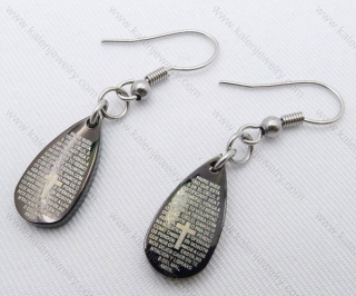 Stainless Steel Cutting Earrings