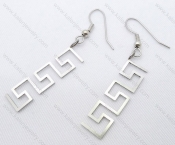 Stainless Steel Cutting Earrings