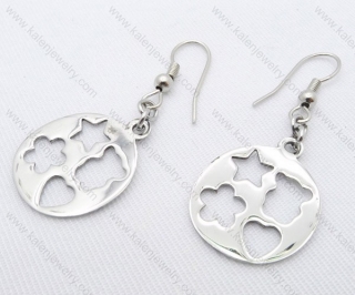 Stainless Steel Cutting Earrings