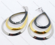 Stainless Steel Cutting Earrings