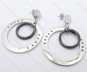 Stainless Steel Cutting Earrings