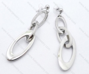 Stainless Steel Cutting Earrings