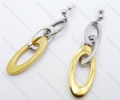 Stainless Steel Cutting Earrings