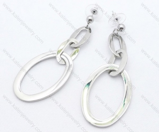 Stainless Steel Cutting Earrings