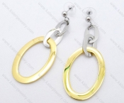 Stainless Steel Cutting Earrings