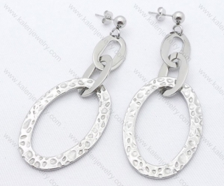 Stainless Steel Cutting Earrings