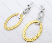 Stainless Steel Cutting Earrings