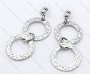 Stainless Steel Cutting Earrings