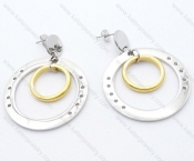 Stainless Steel Cutting Earrings