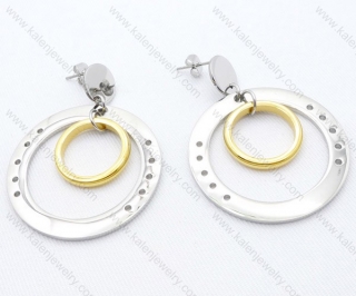 Stainless Steel Cutting Earrings