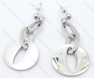 Stainless Steel Cutting Earrings