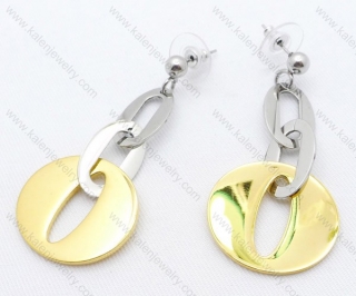 Stainless Steel Cutting Earrings