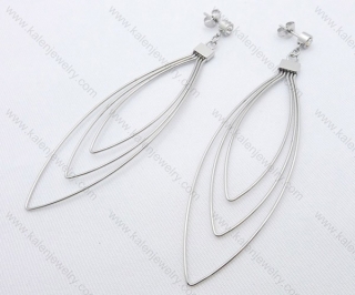 Stainless Steel Cutting Earrings