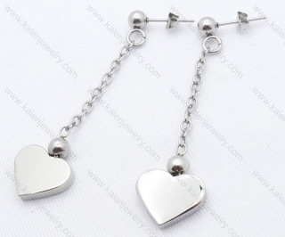 Stainless Steel Heart Earrings