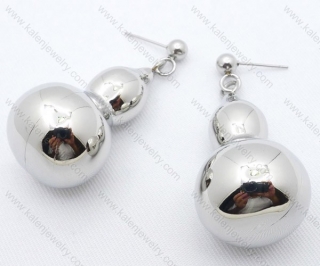 Wholesale Exotic Stainless Steel Gourd Cartoon Earrings - KJE050306