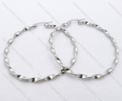 Wholesale Stainless Steel Line Earrings - KJE050505