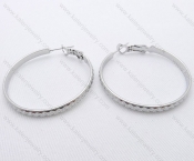 Wholesale Stainless Steel Line Earrings - KJE050521