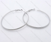 Wholesale Stainless Steel Line Earrings - KJE050523