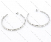 Wholesale Stainless Steel Line Earrings - KJE050525