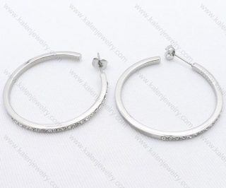 Wholesale Stainless Steel Line Earrings - KJE050530