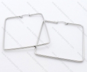 Wholesale Stainless Steel Line Earrings - KJE050551