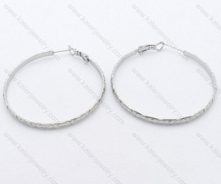 Wholesale Stainless Steel Line Earrings - KJE050557